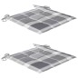 vidaXL Set comedor de jardín plegable 3 piezas madera de teca cojines vidaXL Set comedor de jardín plegable 3 piezas madera de teca cojines