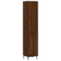 vidaXL Aparador alto madera contrachapada roble marrón 34,5x34x180 cm vidaXL Aparador alto madera contrachapada roble marrón 34,5x34x180 cm
