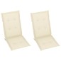 vidaXL Silla mecedora con cojines madera maciza de acacia vidaXL Silla mecedora con cojines madera maciza de acacia