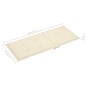vidaXL Silla mecedora con cojines madera maciza de acacia vidaXL Silla mecedora con cojines madera maciza de acacia