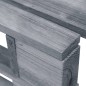 vidaXL Otomana de jardín de palets madera de pino impregnada gris vidaXL Otomana de jardín de palets madera de pino impregnada gris