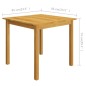 vidaXL Juego de comedor para jardín de 5 piezas gris oscuro