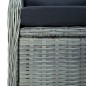 vidaXL Juego de comedor para jardín de 5 piezas gris claro vidaXL Juego de comedor para jardín de 5 piezas gris claro
