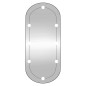 vidaXL Espejo de pared ovalado con luces LED vidrio 40x90 cm vidaXL Espejo de pared ovalado con luces LED vidrio 40x90 cm