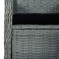 vidaXL Juego de comedor para jardín 9 piezas gris claro