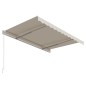vidaXL Toldo retráctil automático crema 300x250 cm vidaXL Toldo retráctil automático crema 300x250 cm