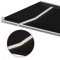 vidaXL Toldo automático LED sensor de viento gris antracita 600x350 cm vidaXL Toldo automático LED sensor de viento gris antracita 600x350 cm