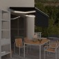 vidaXL Toldo automático persiana, LED y sensor viento antracita 3x2,5m vidaXL Toldo automático persiana, LED y sensor viento antracita 3x2,5m