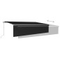 vidaXL Toldo retráctil manual con persiana antracita 6x3 m vidaXL Toldo retráctil manual con persiana antracita 6x3 m