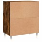 vidaXL Aparadores 2 piezas madera contrachapada roble ahumado vidaXL Aparadores 2 piezas madera contrachapada roble ahumado