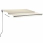 vidaXL Toldo automático con LED sensor de viento color crema 300x250cm vidaXL Toldo automático con LED sensor de viento color crema 300x250cm