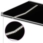 vidaXL Toldo retráctil manual con LED gris antracita 500x300 cm vidaXL Toldo retráctil manual con LED gris antracita 500x300 cm