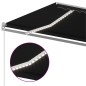 vidaXL Toldo automático LED sensor de viento gris antracita 5x3,5 m vidaXL Toldo automático LED sensor de viento gris antracita 5x3,5 m