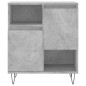 vidaXL Aparadores 2 uds madera contrachapada gris hormigón vidaXL Aparadores 2 uds madera contrachapada gris hormigón