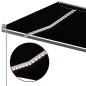vidaXL Toldo retráctil manual con LED gris antracita 5x3 cm