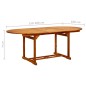 vidaXL Juego de comedor de jardín 7 piezas ratán sintético gris vidaXL Juego de comedor de jardín 7 piezas ratán sintético gris