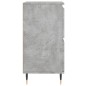 vidaXL Aparadores 2 uds madera contrachapada gris hormigón