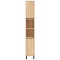 vidaXL Set de muebles de baño 3 pzas madera contrachapada roble Sonoma vidaXL Set de muebles de baño 3 pzas madera contrachapada roble Sonoma