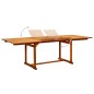 vidaXL Juego de comedor de jardín 7 piezas madera maciza de acacia