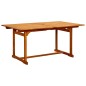 vidaXL Juego de comedor de jardín 7 piezas madera maciza de acacia