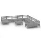 vidaXL Juego de muebles de jardín 12 piezas madera maciza de pino gris vidaXL Juego de muebles de jardín 12 piezas madera maciza de pino gris