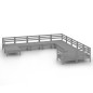 vidaXL Juego de muebles de jardín 11 piezas madera maciza de pino gris vidaXL Juego de muebles de jardín 11 piezas madera maciza de pino gris