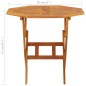 vidaXL Juego de comedor de jardín 5 piezas madera maciza de acacia vidaXL Juego de comedor de jardín 5 piezas madera maciza de acacia
