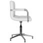 vidaXL Sillas de comedor giratorias 6 unidades cuero sintético blanco vidaXL Sillas de comedor giratorias 6 unidades cuero sintético blanco