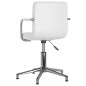 vidaXL Sillas de comedor giratorias 6 unidades cuero sintético blanco vidaXL Sillas de comedor giratorias 6 unidades cuero sintético blanco