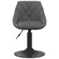 vidaXL Sillas de comedor giratorias 4 unidades terciopelo gris oscuro vidaXL Sillas de comedor giratorias 4 unidades terciopelo gris oscuro