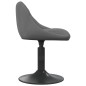 vidaXL Sillas de comedor giratorias 4 unidades terciopelo gris oscuro vidaXL Sillas de comedor giratorias 4 unidades terciopelo gris oscuro