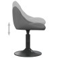 vidaXL Sillas de comedor giratorias 4 unidades terciopelo gris oscuro vidaXL Sillas de comedor giratorias 4 unidades terciopelo gris oscuro