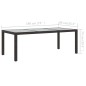 vidaXL Juego de comedor exterior 7 pzas con cojines ratán marrón vidaXL Juego de comedor exterior 7 pzas con cojines ratán marrón