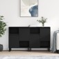 vidaXL Aparadores 2 uds madera contrachapada negro vidaXL Aparadores 2 uds madera contrachapada negro