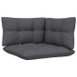 vidaXL Muebles de jardín 9 pzas con cojines antracita madera de pino vidaXL Muebles de jardín 9 pzas con cojines antracita madera de pino
