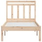 vidaXL Estructura de cama individual de madera maciza 90x190 cm vidaXL Estructura de cama individual de madera maciza 90x190 cm