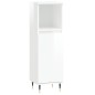 vidaXL Set muebles de baño 3 piezas madera contrachapada blanco brillo vidaXL Set muebles de baño 3 piezas madera contrachapada blanco brillo