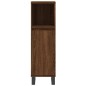 vidaXL Set de muebles baño 3 pzas madera contrachapada roble marrón vidaXL Set de muebles baño 3 pzas madera contrachapada roble marrón