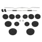 vidaXL Juego de barras y mancuernas con discos 60 kg vidaXL Juego de barras y mancuernas con discos 60 kg