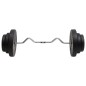 vidaXL Mancuerna curl con discos 60 kg vidaXL Mancuerna curl con discos 60 kg