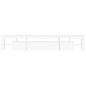 vidaXL Mueble de TV con luces LED blanco 230x36,5x40 cm