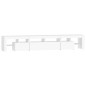 vidaXL Mueble de TV con luces LED blanco 230x36,5x40 cm