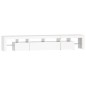 vidaXL Mueble de TV con luces LED blanco brillante 230x36,5x40 cm vidaXL Mueble de TV con luces LED blanco brillante 230x36,5x40 cm
