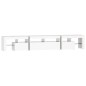 vidaXL Mueble de TV con luces LED blanco brillante 230x36,5x40 cm vidaXL Mueble de TV con luces LED blanco brillante 230x36,5x40 cm