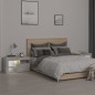 vidaXL Mesitas de noche con luces LED 2 uds gris hormigón 70x36,5x40cm vidaXL Mesitas de noche con luces LED 2 uds gris hormigón 70x36,5x40cm