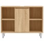 vidaXL Set de muebles de baño 3 pzas madera contrachapada roble Sonoma vidaXL Set de muebles de baño 3 pzas madera contrachapada roble Sonoma