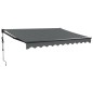 vidaXL Toldo retráctil automático gris antracita 3x2,5 m vidaXL Toldo retráctil automático gris antracita 3x2,5 m