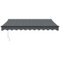 vidaXL Toldo retráctil automático gris antracita 3x2,5 m vidaXL Toldo retráctil automático gris antracita 3x2,5 m