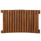 vidaXL Tumbonas con cojines 2 uds madera maciza acacia blanco crema