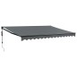 vidaXL Toldo retráctil automático gris antracita 4x3 m vidaXL Toldo retráctil automático gris antracita 4x3 m